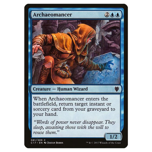 Magic The Gathering - Commander 2017 - Archaeomancer - 081/309