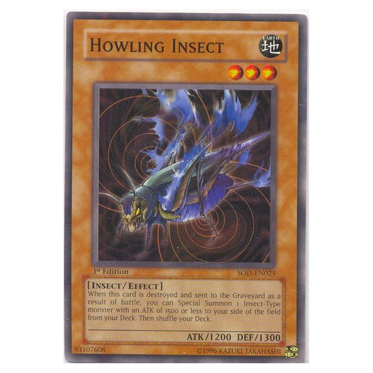 Yu-Gi-Oh! - Soul of the Duelist - Howling Insect (Common) SOD-EN025