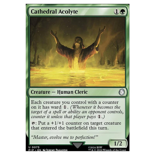 Magic The Gathering - Universes Beyond - Fallout - Cathedral Acolyte - 0075