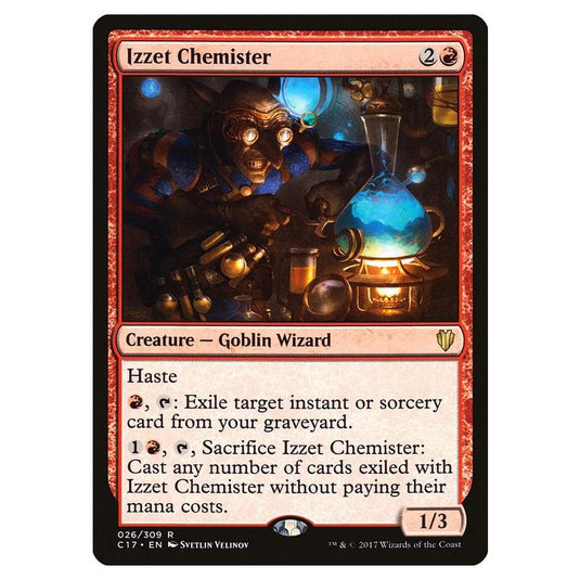 Magic The Gathering - Commander 2017 - Izzet Chemister - 026/309