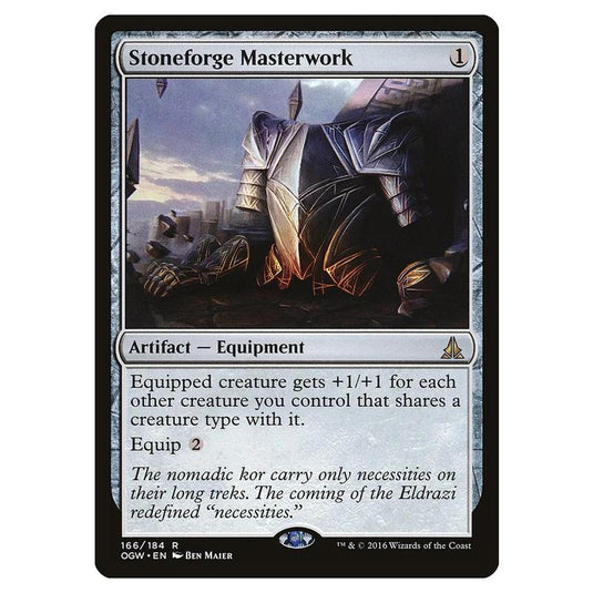 Magic The Gathering - Oath of the Gatewatch - Stoneforge Masterwork - 166/184