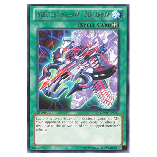 Yu-Gi-Oh! - Galactic Overlord - Inzektor Crossbow - Zektarrow (Rare) GAOV-EN061