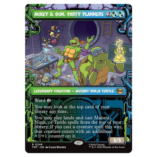 Magic The Gathering - Teenage Mutant Ninja Turtles - Mikey & Don, Party Planners - 0246