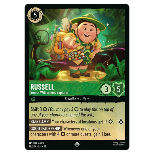Lorcana - Attack of the Vine - Russell - Senior Wilderness Explorer (Super Rare) - 79/207