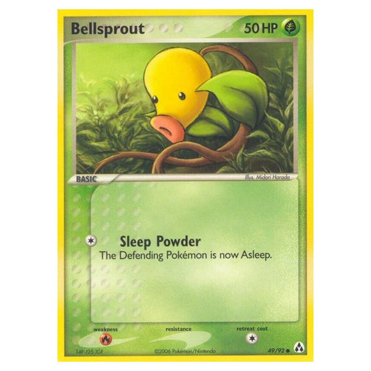 Pokemon - EX Legend Maker - Bellsprout - 49/92