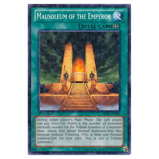 Yu-Gi-Oh! - Battle Pack 2 - War of the Giants - Mausoleum of the Emperor (Mosaic Rare) BP02-EN149