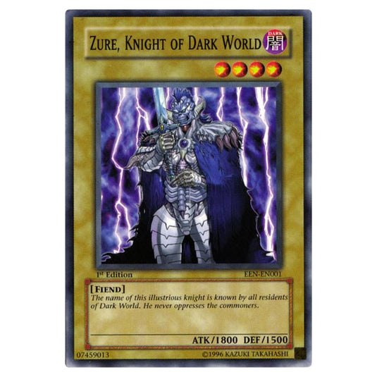 Yu-Gi-Oh! - Elemental Energy - Zure, Knight of Dark World (Common) EEN-EN001