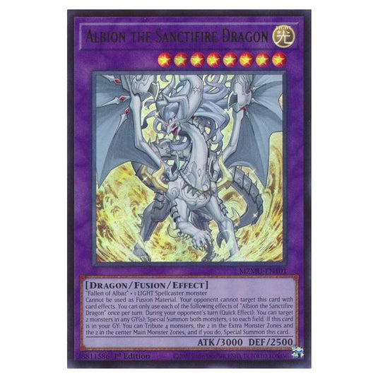 Yu-Gi-Oh! - Maze of Muertos - Albion the Sanctifire Dragon (Ultra Rare) - MZMU-EN101