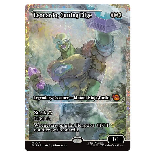 Magic The Gathering - Teenage Mutant Ninja Turtles - Leonardo, Cutting Edge - 0291