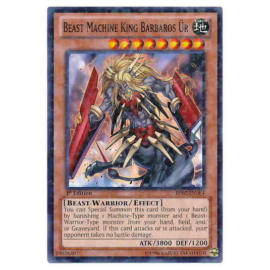 Yu-Gi-Oh! - Battle Pack 2 - War of the Giants - Beast Machine King Barbaros Ür (Mosaic Rare) BP02-EN084