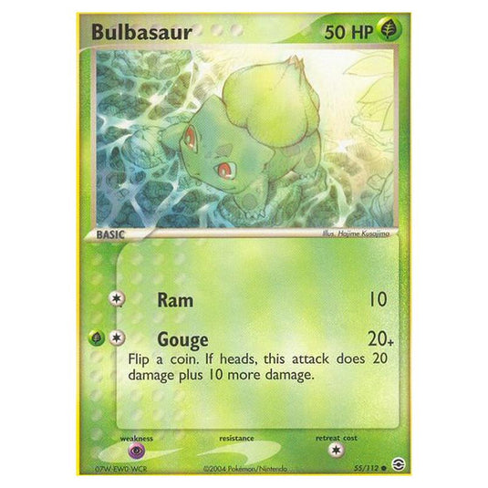 Pokemon - EX Series - FireRed & LeafGreen - Bulbasaur - 55/112