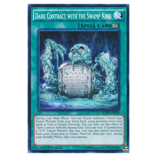 Yu-Gi-Oh! - Pendulum Domination Structure Deck - Dark Contract with the Swamp King (Common) SDPD-EN025