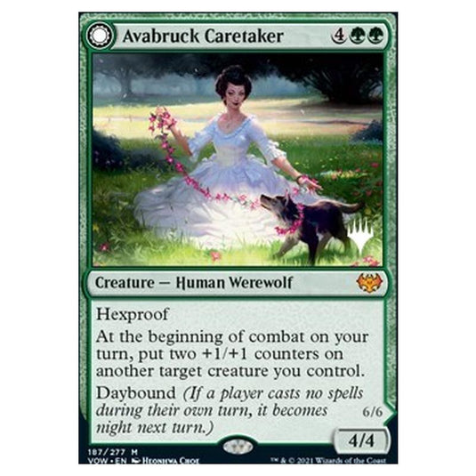 Magic The Gathering - Innistrad: Crimson Vow Promos - Avabruck Caretaker // Hollowhenge Huntmaster - 187/277
