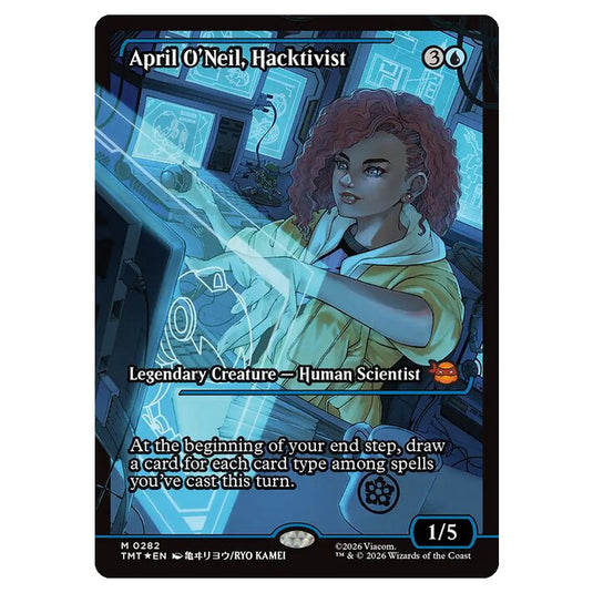 Magic The Gathering - Teenage Mutant Ninja Turtles - April O'Neil, Hacktivist - 0282