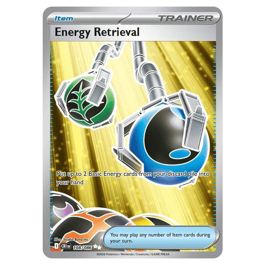 Pokemon - Mega Evolution - Chaos Rising - Energy Retrieval - 108/086