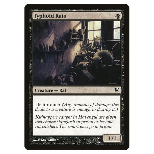Magic the Gathering - Innistrad - Typhoid Rats - 120/264