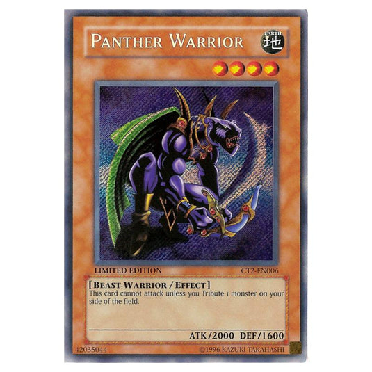 Yu-Gi-Oh! - Collectible Tins 2005 - Panther Warrior (Secret Rare) CT2-EN006