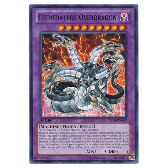 Yu-Gi-Oh! - Star Pack 2014 - Chimeratech Overdragon (Starfoil Rare) SP14-EN043