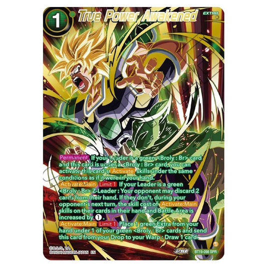 Dragon Ball Super - Fighter's Ambition - True Power Awakened - BT19-098sp