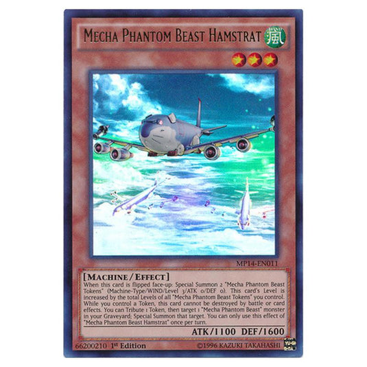 Yu-Gi-Oh! - 2014 Mega-Tin Mega Pack - Mecha Phantom Beast Hamstrat (Ultra Rare) MP14-EN011