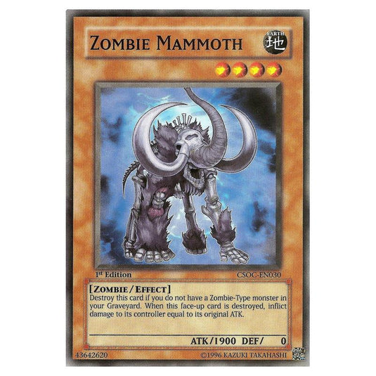 Yu-Gi-Oh! - Crossroads of Chaos - Zombie Mammoth (Common) CSOC-EN030