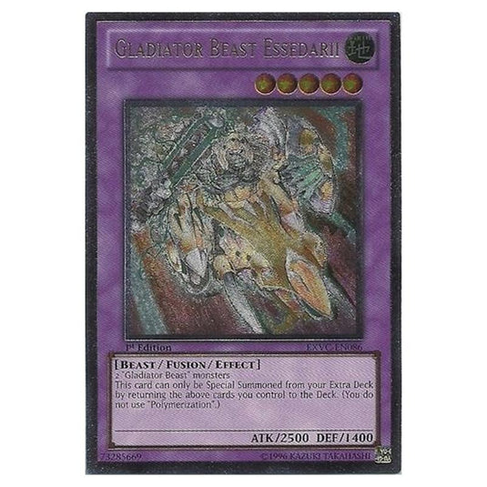 Yu-Gi-Oh! - Extreme Victory - Gladiator Beast Essedarii (Ultimate Rare) EXVC-EN086