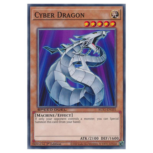 Yu-Gi-Oh! - Speed Duel GX - Duel Academy Box - Cyber Dragon (Common) SGX1-ENG01