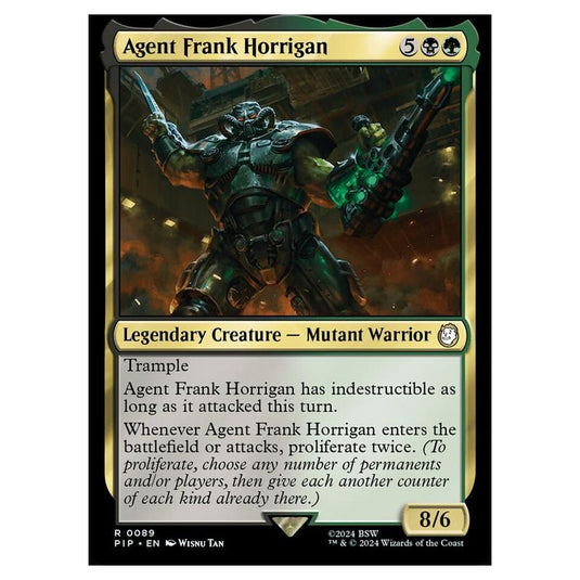 Magic The Gathering - Universes Beyond - Fallout - Agent Frank Horrigan - 0089