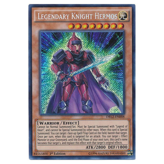 Yu-Gi-Oh! - Dragons of Legend 2 - Legendary Knight Hermos (Secret Rare) DRL2-EN008