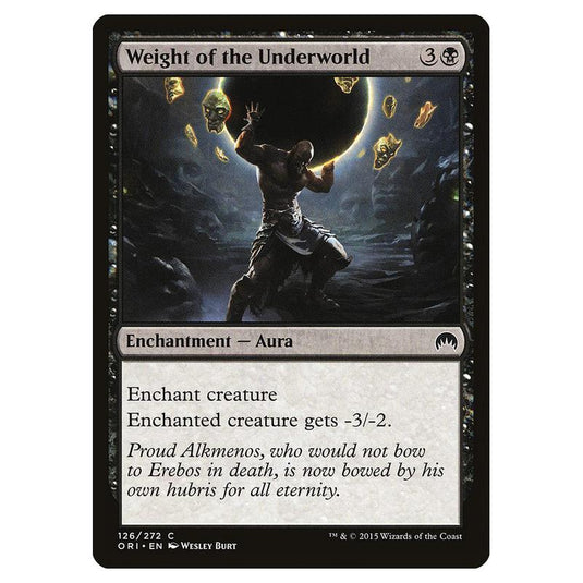 Magic The Gathering - Magic Origins - Weight Of The Underworld - 126/272