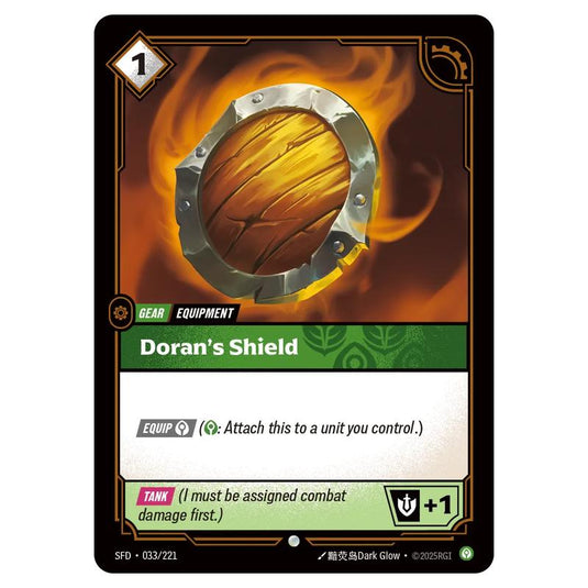 Riftbound: League of Legends TCG - Spiritforged - Doran's Shield - 033/221