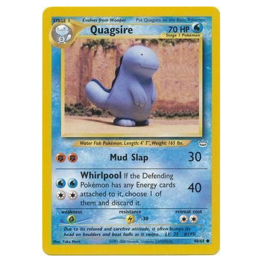 Pokemon - Neo Revelation - Quagsire - 48/64/64