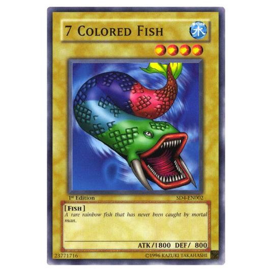 Yu-Gi-Oh! - Structure Deck - Fury from the Deep - 7 Colored Fish (Common) SD4-EN002