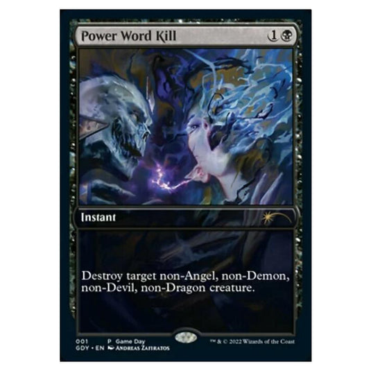 Magic The Gathering - Game Day Promos - Power Word Kill - 1
