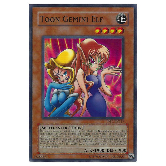 Yu-Gi-Oh! - Dark Beginning 2 - Toon Gemini Elf (Common) DB2-EN119