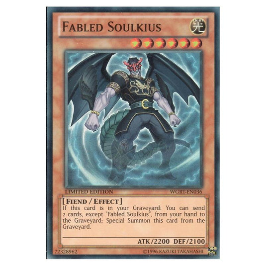 Yu-Gi-Oh! - War of the Giants Reinforcements - Fabled Soulkius (Super Rare) WGRT-EN036