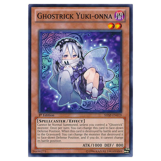 Yu-Gi-Oh! - Shadow Specters - Ghostrick Yuki-onna (Common) SHSP-EN019