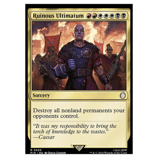 Magic The Gathering - Universes Beyond - Fallout - Ruinous Ultimatum - 0220