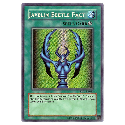 Yu-Gi-Oh! - Premium Pack (TCG) - Javelin Beetle Pact (Secret Rare) PP01-EN012