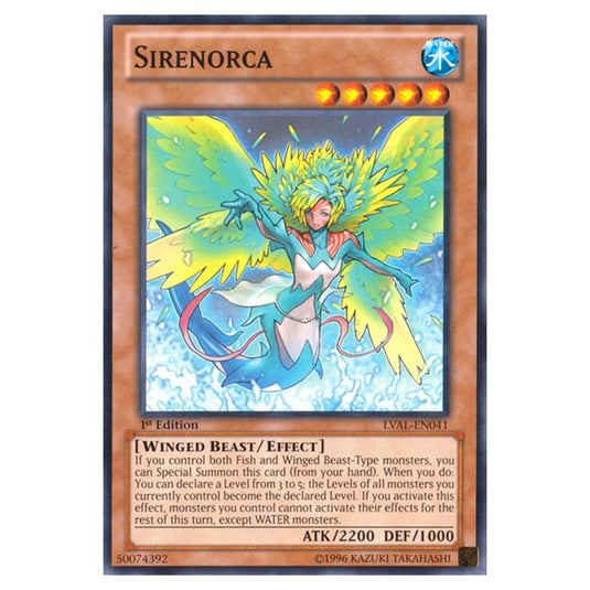 Yu-Gi-Oh! - Legacy of the Valiant - Sirenorca (Common) LVAL-EN041