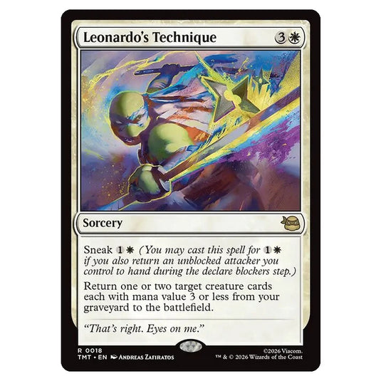 Magic The Gathering - Teenage Mutant Ninja Turtles - Leonardo's Technique - 0018