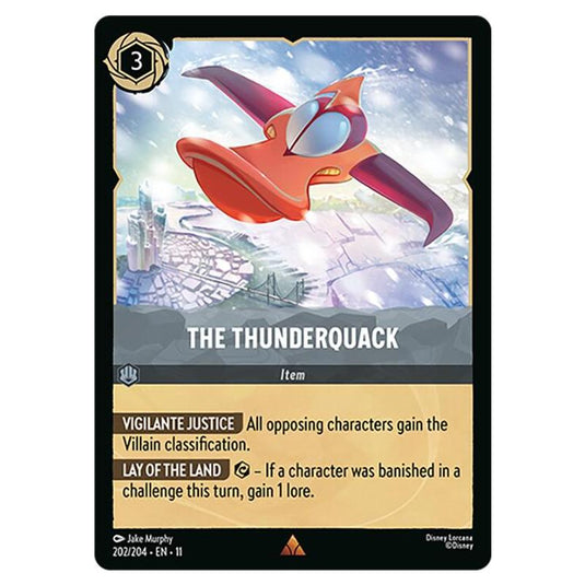 Lorcana - Winterspell - The Thunderquack (Rare) - 202/204