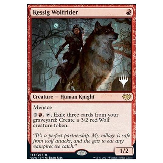 Magic The Gathering - Innistrad: Crimson Vow Promos - Kessig Wolfrider - 165/277