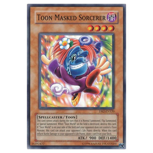 Yu-Gi-Oh! - Dark Beginning 2 - Toon Masked Sorcerer (Common) DB2-EN120