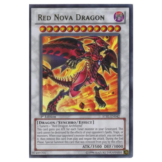 Yu-Gi-Oh! - Starstrike Blast - Red Nova Dragon (Ultra Rare) - STBL-EN042