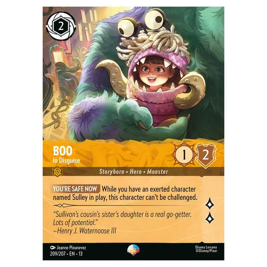 Lorcana - Attack of the Vine! - Boo - In Disguise (Epic) - 209/207