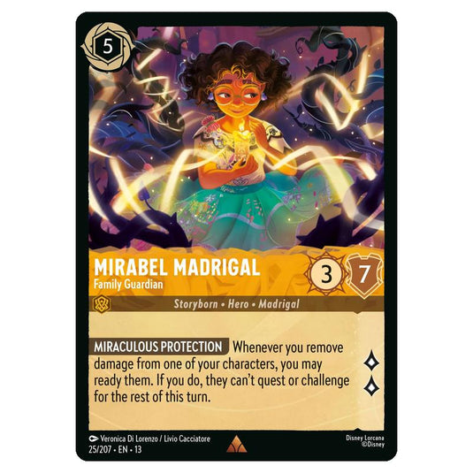 Lorcana - Attack of the Vine - Mirabel Madrigal - Family Guardian (Rare) - 25/207