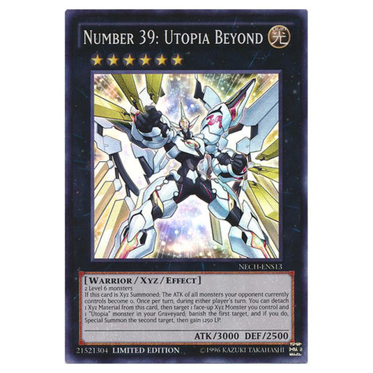 Yu-Gi-Oh! - The New Challengers - Super Edition - Number 39: Utopia Beyond (Super Rare) NECH-ENS13