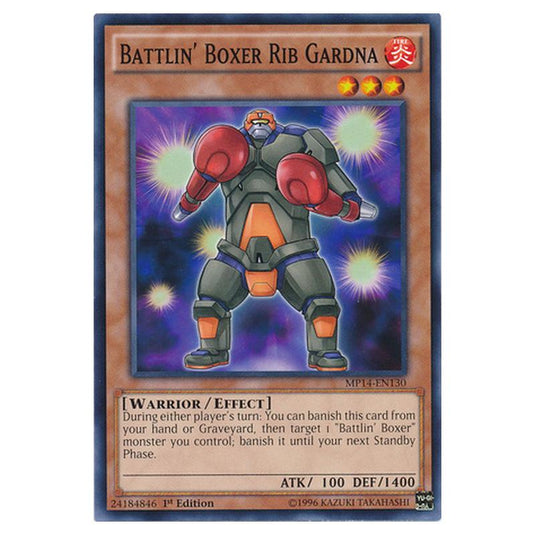 Yu-Gi-Oh! - 2014 Mega-Tin Mega Pack - Battlin' Boxer Rib Gardna (Common) MP14-EN130