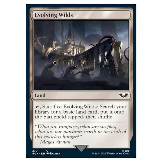 Magic The Gathering - Universes Beyond - Warhammer 40k - Evolving Wilds - 277/168